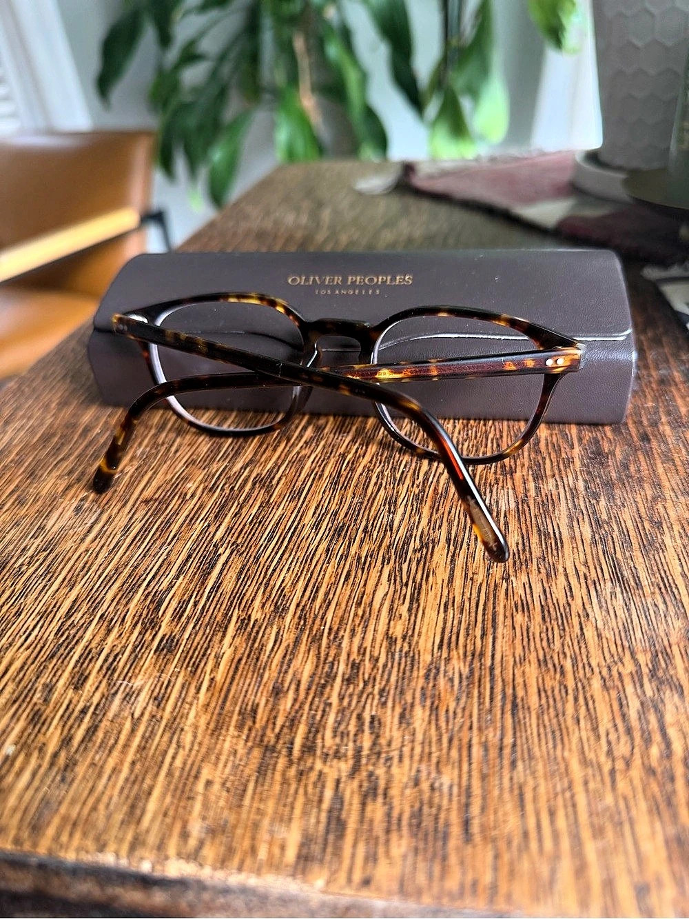 Oliver Peoples Fairmont Eyeglasses in Brown Tortoise 49-21-145 - Picture 2 of 6